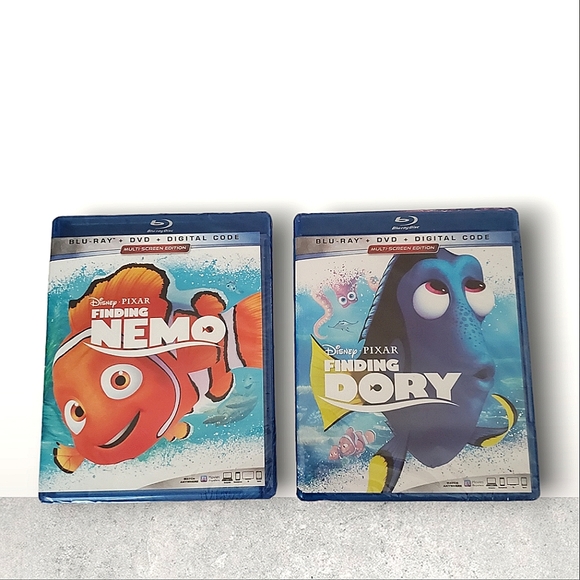 Brand new Finding Nemo & Finding Dory  DVD + Blu ray DVD - Picture 1 of 1